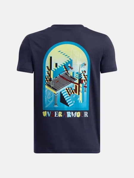 Gyerek póló Under Armour kék