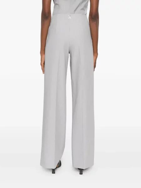 Pantaloni Patrizia Pepe plisate gri