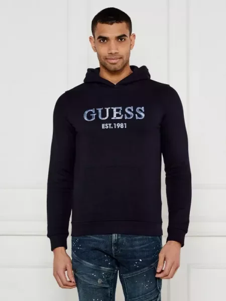 GUESS Pulóver MANICA kék