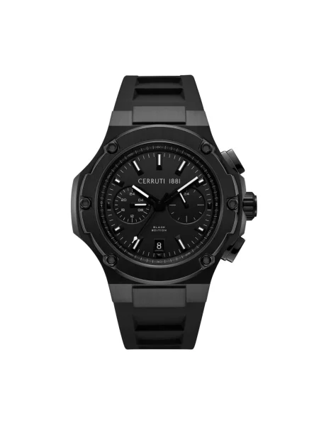CERRUTI Analogové hodinky Duo-time watch Lucardo' černá