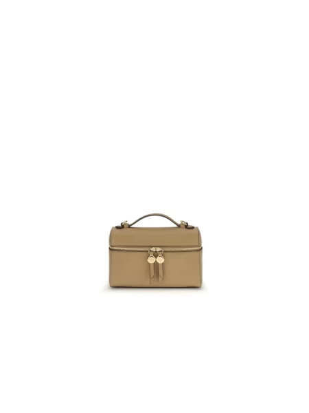 Torebka Tory Burch skórzana beżowa