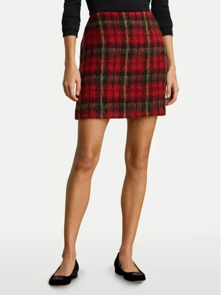 LAUREN RALPH LAUREN Mini krilo rdeča