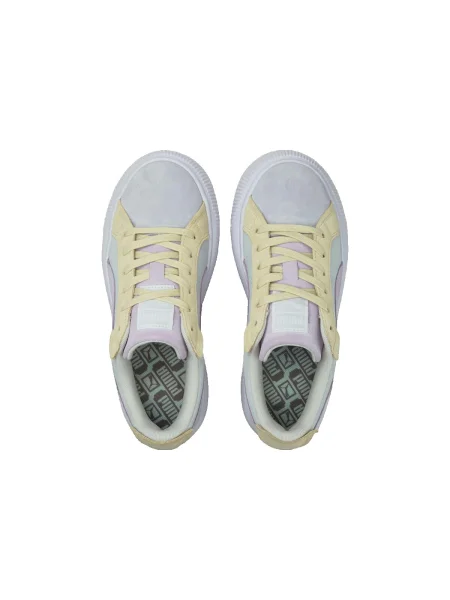 Pantofi Puma din piele de căprioară albastru