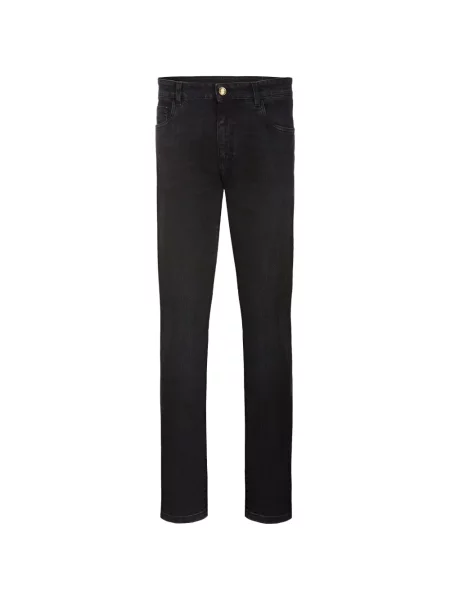 Blugi Billionaire cu broderie negru