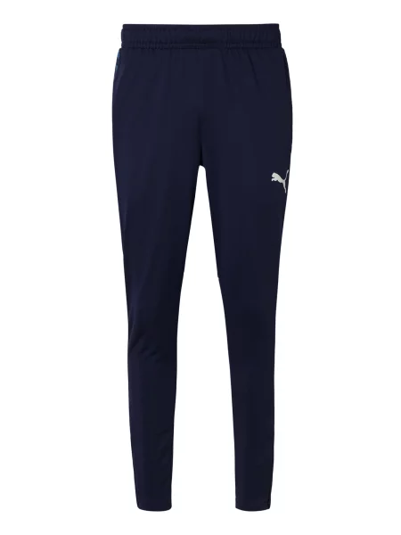 PUMA Pantaloni sport bleumarin / albastru regal / albastru închis alb