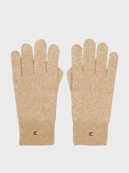 Рукавички Tommy Hilfiger бежеві