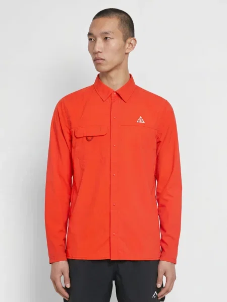 Nike Běžecká Košile Acg Aireez Standard Fit červená