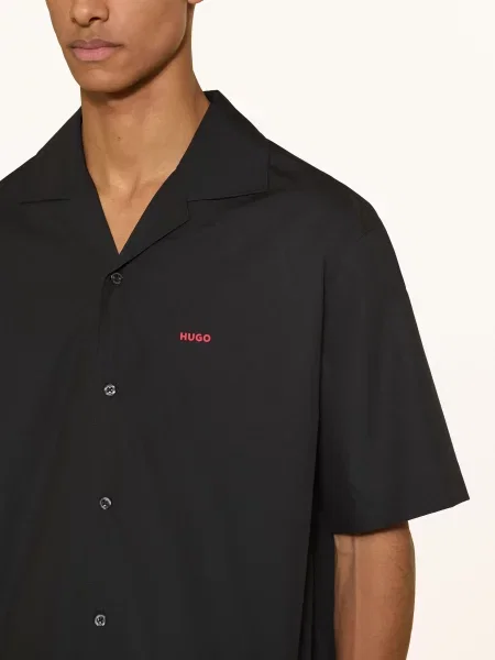 Hugo Resortová Košile Espino Comfort Fit černá
