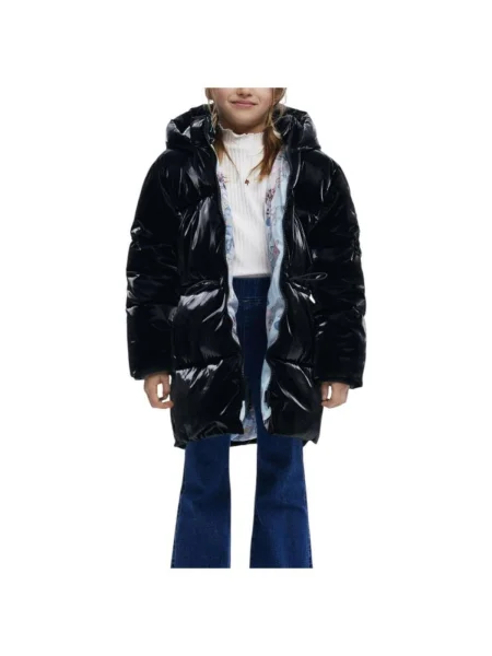 Palton copii Desigual negru