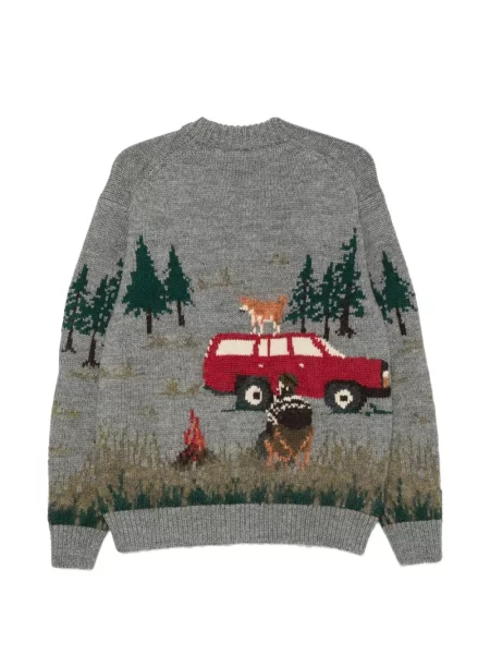 Cardigan Junya Watanabe Man de lână gri