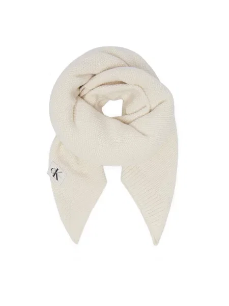Calvin Klein Jeans Κασκόλ Knit Baby Blanket Giftbox Κρεμ