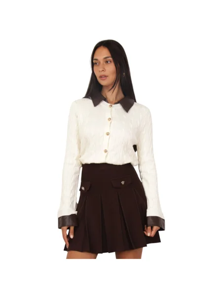 Pulover La Modeuse alb