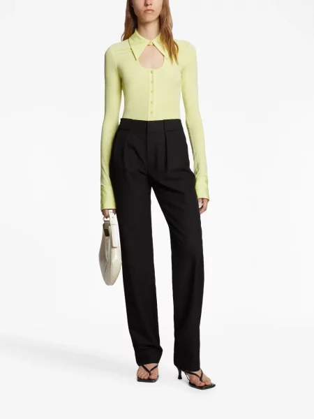 Plisované kalhoty Proenza Schouler White Label bílé
