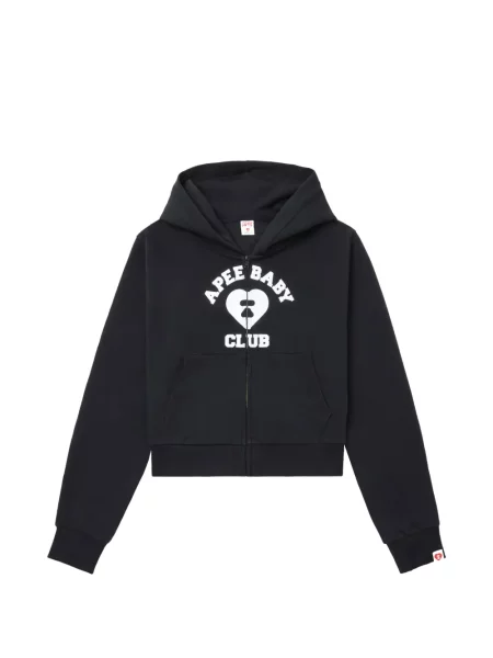 Hanorac cu glugă Apee™ By *a Bathing Ape® cu imagine negru