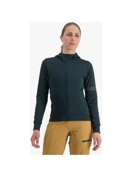 Kurtka Sportful Giara Hoodie ciemnozielona opalowa XS zielona