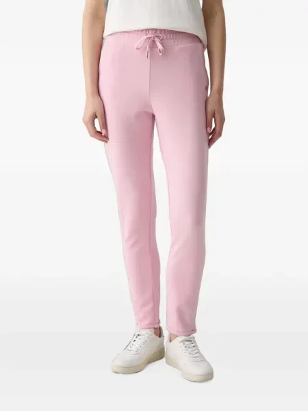 Pantaloni Joop! alergare cu autograf cu cordon roz