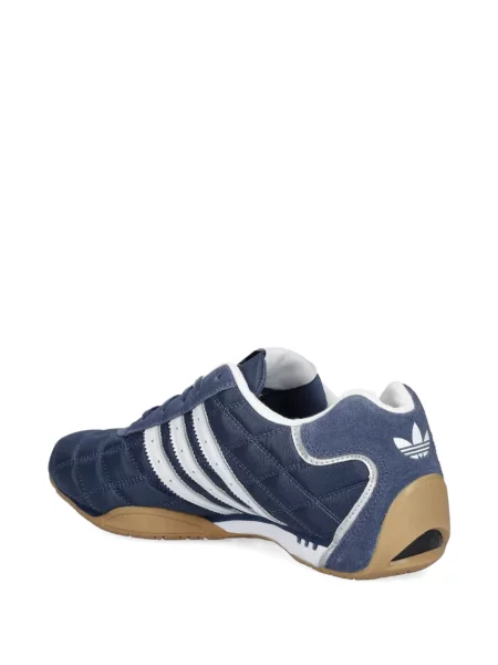 Pantaloni Adidas Campus cu șireturi cu dungi din dantelă roșu