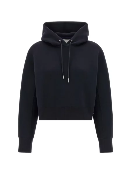 Дълго суичър с качулка Sacai синьо