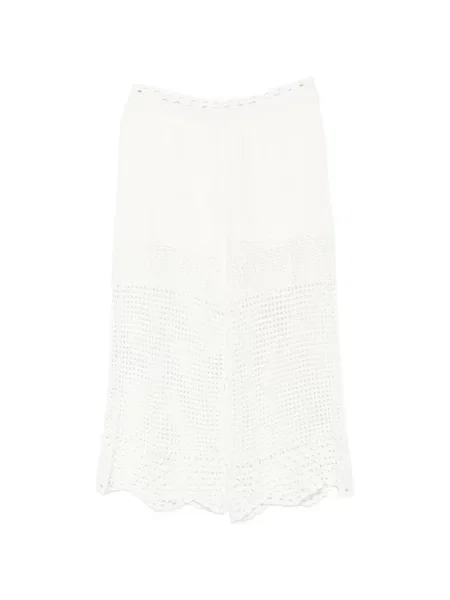 Pantaloni Iro tricotate alb