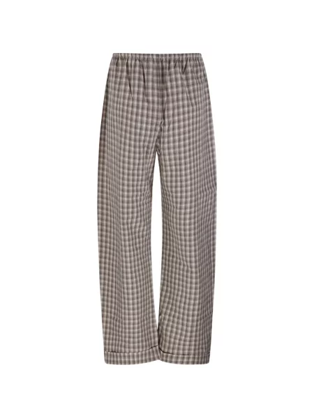 Pantaloni Nanushka în carouri