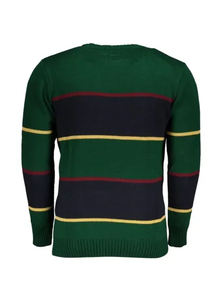Pulover U.s. Grand cu decolteu rotund verde