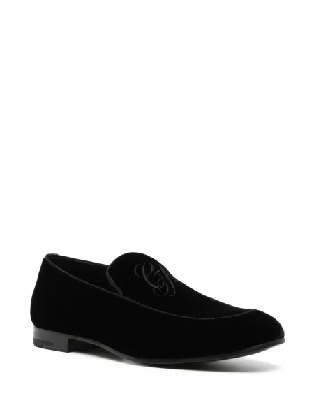 Лоуфъри Giorgio Armani бродирани черно