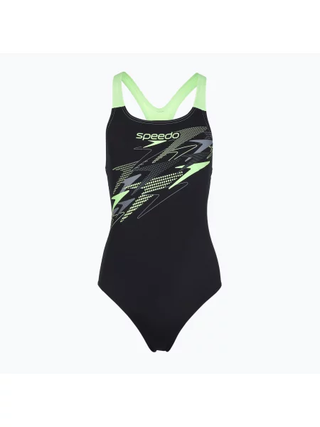 Costum de baie întreg pentru femei Speedo Medley Logo Medalist anthracite/clover