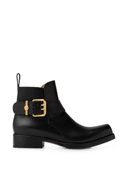 Botine Versace din piele negru