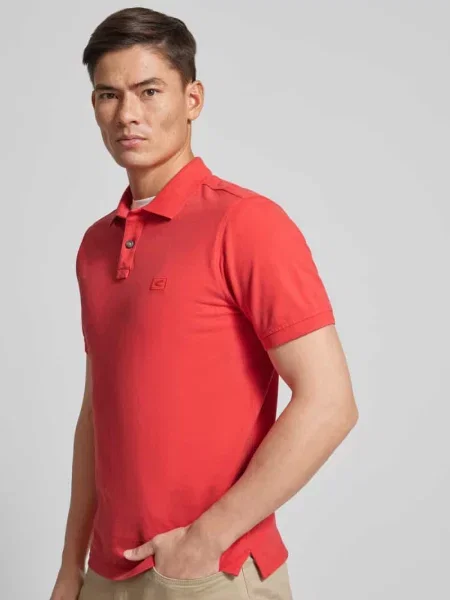 Koszulka polo o kroju regular fit z wyhaftowanym logo Camel Active