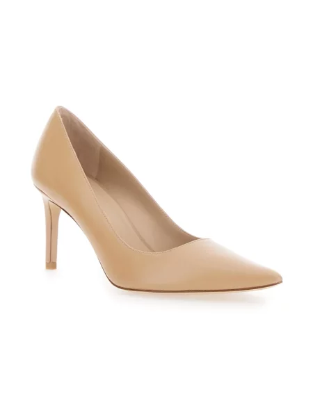 Czółenka Stuart Weitzman skórzana różowa
