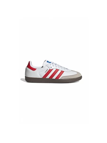 Sneakersy Adidas Samba zamszowe białe