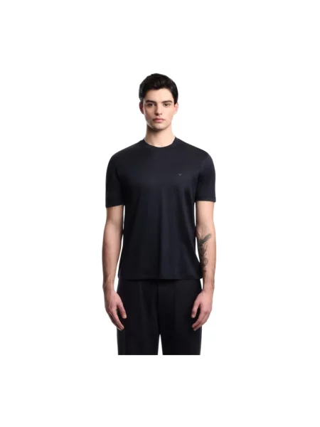 Koszulka Emporio Armani niebieska