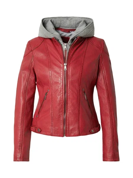 Mauritius Geacă de primăvară-toamnă Ammy amestecat / roșu cranberry gri