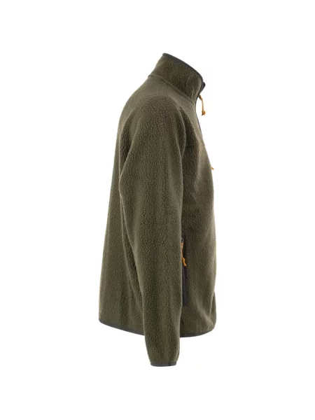 Geacă Patagonia din fleece retro verde