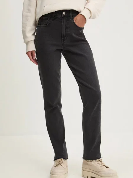 Džíny Hollister Co. high waist černé