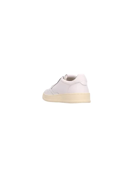 Sneakers Autry Medalist Low Man Leat/ Leat Wht/ Wht EUR 41 białe