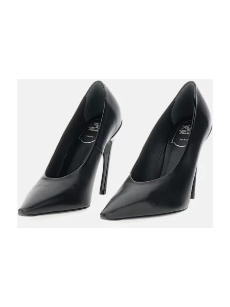 Czółenka Roger Vivier skórzana czarna