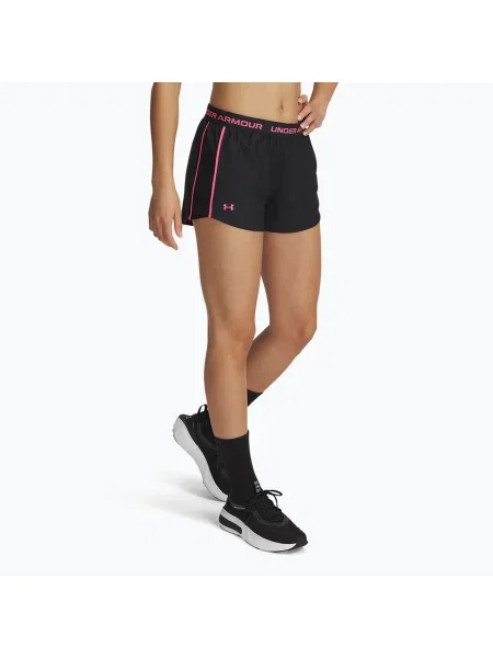 Under Armour Tech Play Up női rövidnadrág fekete/szuper rózsaszín. Méret: S fekete
