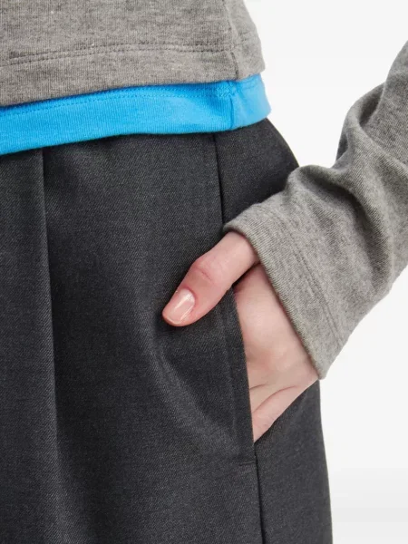 Pantaloni Tout A Coup plisate gri