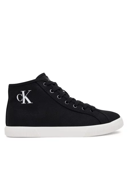 Laisvalaikio batai Calvin Klein Jeans Ess Vulc Mid Cv Mg Wn juoda