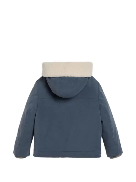 Parka dziecięca Brunello Cucinelli niebieska