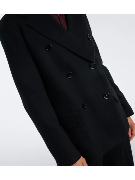 Sacou 's Max Mara de lână negru