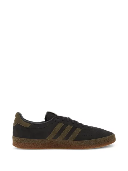Ριγέ τρέξιμο φούτερ Adidas με σχέδιο μαύρο