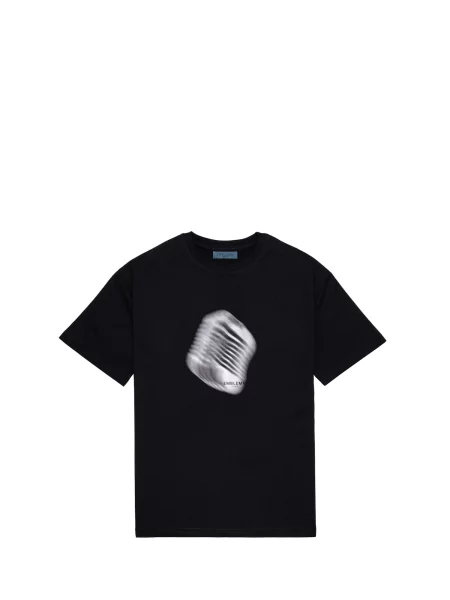 EMBLEMM Tričko Blurred Mic' černá