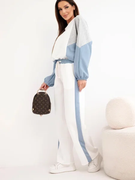 Pantaloni Kesi Włoski alb