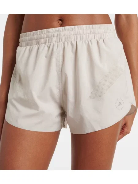 Šortky Adidas By Stella Mccartney s autogramom béžová