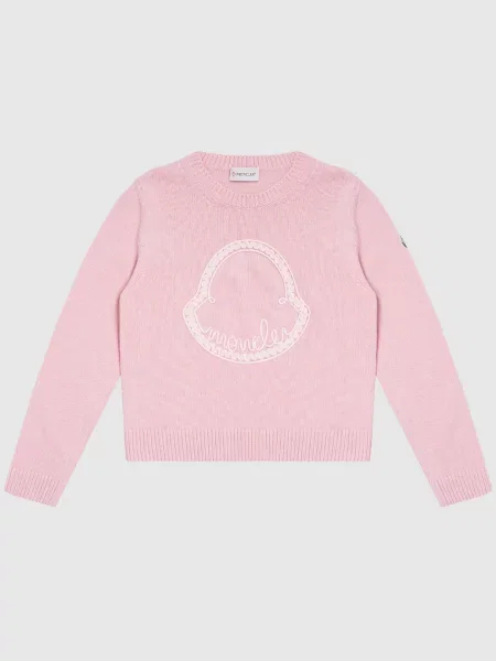 Детский свитер Moncler Enfant розовый