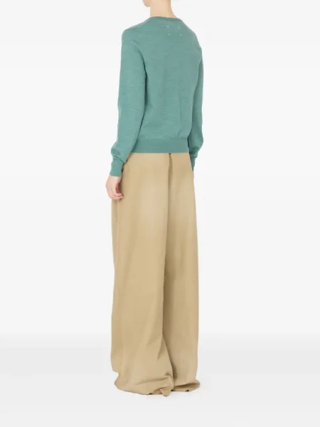 Pulover Maison Margiela de lână verde