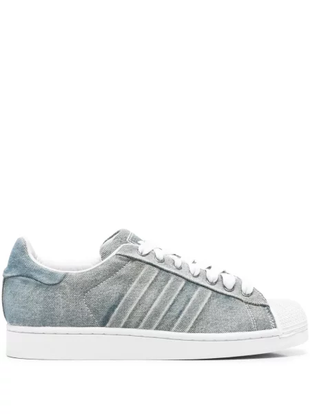 Sneakerși Adidas Superstar cu dungi gri