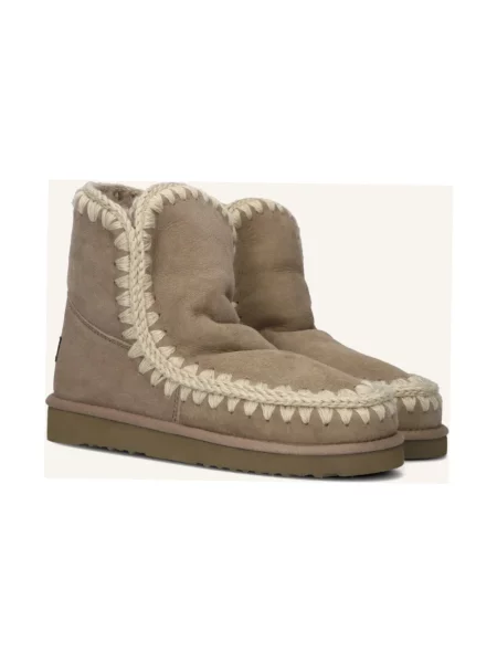 Buty do kostki Mou zamszowe szare